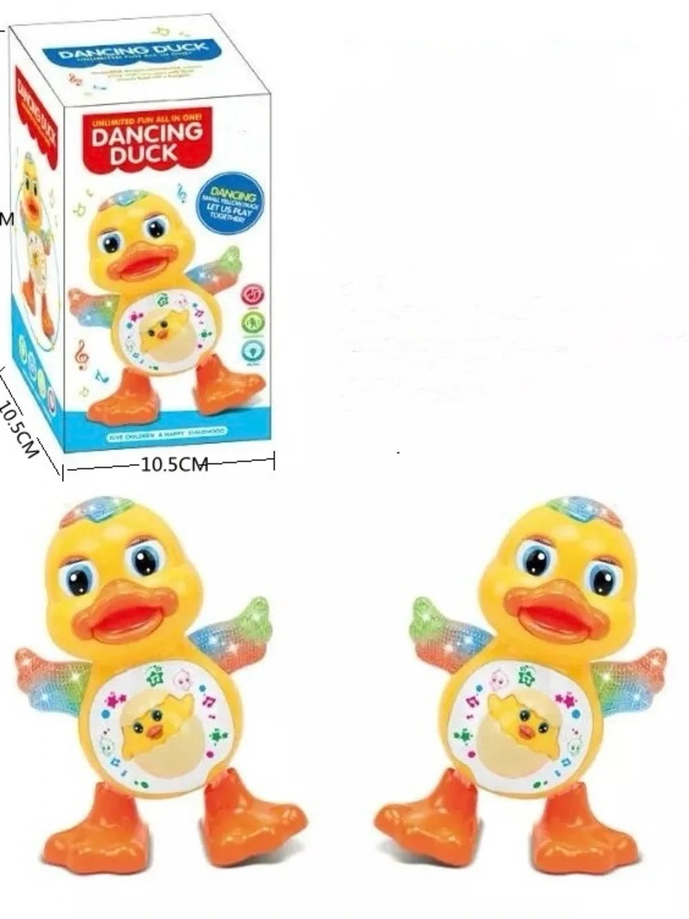 Dancing Duck Musical Toy - Bright Yellow Interactive Duck for Kids